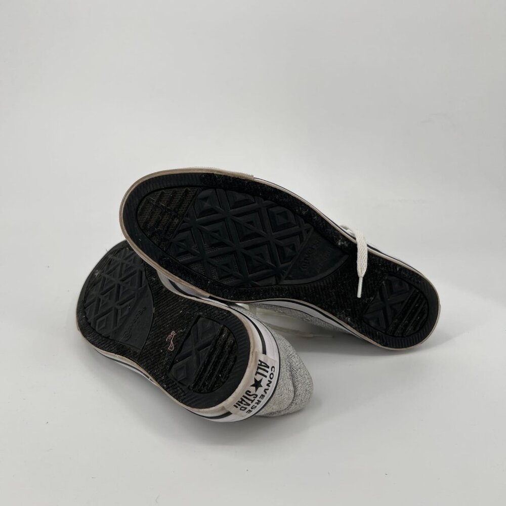 Converse Gray Cotton Sneakers | Women’s Size 9 - Picture 4 of 6